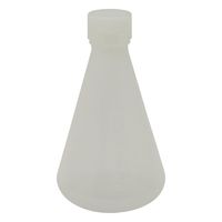 アズワン PP三角フラスコ(スクリューキャップ付) 1000mL PEF1000 1個 3-9954-06（直送品）