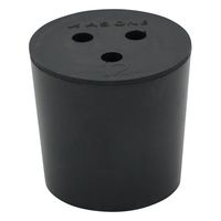 アズワン 穴付きゴム栓(バイトン(R)栓) 12号 4-390-05 1個（直送品）