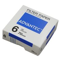 アドバンテック東洋 定量濾紙 No.6 100枚入 01601070 1箱(100枚) 4-901-09（直送品）