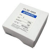 アドバンテック東洋 定性濾紙 No.1 100枚入 00011047 1箱(100枚) 4-903-03（直送品）
