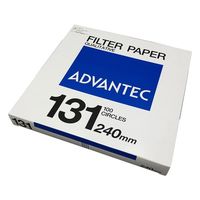 アドバンテック東洋 定性濾紙 No.131 100枚入 00131240 1箱(100枚) 4-906-19（直送品）