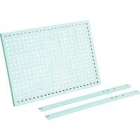 TRUSCO ツールワゴン イーグル バーディワゴン用 上部パンチングパネルセット 600×450 ホワイト EGW-PNK-600-W（直送品）