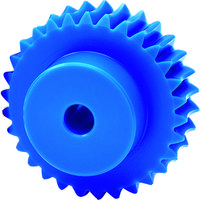 協育歯車工業 KG フードコンタクト 青POM ギヤシリーズ ウォームホイール G1.5BP30ーR2 G1.5BP30-R2 1個 115-5379（直送品）