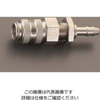 エスコ 5mm ウレタンホースカップリング(隔壁/ステンレス製) EA140GL-505 1個（直送品）