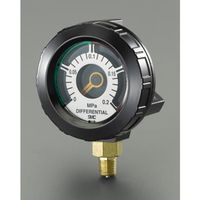 エスコ Rc 1/8”/62mm/ 0ー1MPa 差圧計 EA153SC 1個（直送品）