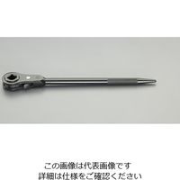 エスコ 13mm/245mm 四角ラチェットレンチ EA602AR-13 1本（直送品）