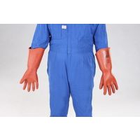 エスコ [L] 高圧用絶縁手袋(胴太型/7000V) EA640ZE-4 1双（直送品）