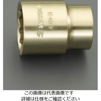 エスコ 1/2”DRx19mm ソケット(ノンスパーキング) EA643FC-19 1個（直送品）