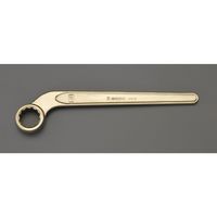 エスコ 24mm 片口メガネレンチ(ベント・ノンスパーキング) EA643BF-24 1個（直送品）