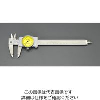 エスコ 150mm ノギス(ダイアル付/超硬) EA725C-23 1個（直送品