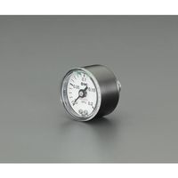 エスコ R1/8”/0ー0.4MPa 圧力計(クリーンルーム用) EA729A-37 1個（直送品）