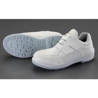 エスコ 27.5cm 安全靴(静電/白色) EA998WB-27.5A 1足（直送品）