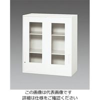 エスコ 900x400x1030mm 収納庫(引き戸/アクリル戸) EA954DH-15 1台（直送品）