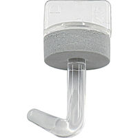 ダイドーハント DAIDОHANT ポリカーボネイト極太フック 80本入 23mm クリアー 00032502 1箱(80個)（直送品）