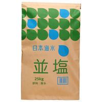 日本海水 並塩 25kg 637657 1袋（25Kg）