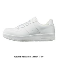 ジーベック XEBEC セフティシューズ85141ー32ー255 ホワイト 85141-32-255 1足 102-7456（直送品）