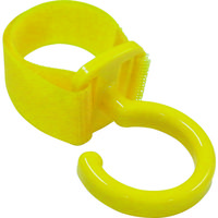 ニッサチェイン クルりんフック 黄色 固定タイプ 15~40mm用 A-1021 1個 114-9708（直送品）