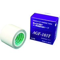 チューコーフロー 高離型フッ素樹脂ガラスクロス粘着テープ AGFー103T 0.13t×50w×10m AGF103T-13X50 1巻（直送品）