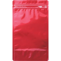 生産日本社 セイニチ 「ラミジップ」 アルミカラースタンドタイプ 赤 200×140+41 AL-1420R 1袋(50枚) 102-6030