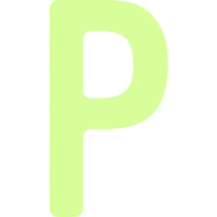 アイマーク IM 中輝度蓄光カッテイング文字 英字 P AILUMI50-P 1枚 103-0011（直送品）