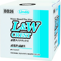 横浜油脂工業 Linda L&Wクレスト 水性タイヤワックス 9kg BB26 1個 114-1536（直送品）