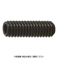 トラスコ中山 TRUSCO 六角穴付止めねじ 平先 黒染め M4×16 50本入 B63-0416 1パック(50本) 116-2555（直送品）