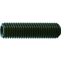 トラスコ中山 TRUSCO 六角穴付止めねじ 平先 黒染め M12×45 8本入 B63-1245 1パック(8本) 116-2623（直送品）