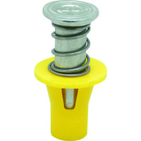 トラスコ中山 TRUSCO ミカドキーストンパンチ 黄 50個入 KP-3020-50P-Y 1パック(50個) 116-2205（直送品）