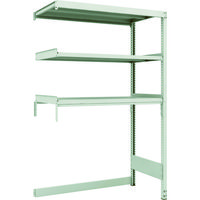 TRUSCO スチールラック M2型軽中量棚 下段開放型 1160X600XH1800 3段 連結 M2-SB6463B 1台(1個)（直送品）