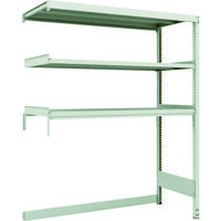 TRUSCO スチールラック M2型軽中量棚 下段開放型 1460X600XH1800 3段 連結 M2-SB6563B 1台(1個)（直送品）