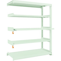 TRUSCO スチールラック M3型中量棚 1500X571XH1800 5段うちスライド2段 連結 M3-6563M2B 1台(1個)（直送品）