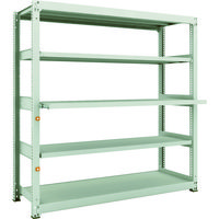 TRUSCO スチールラック M3型中量棚 1800X571XH1800 5段うちスライド2段 単体 M3-6663M2 1台(1個)（直送品）