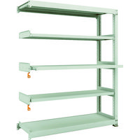 TRUSCO スチールラック M3型中量棚 1500X471XH1800 5段うちスライド2段 連結 M3-6553M2B 1台(1個)（直送品）