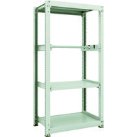 トラスコ中山 TRUSCO スチールラック M3型中量棚 W900XD571XH1800 パイプ1段 単体 M3-6363P1 1台(1個)（直送品）