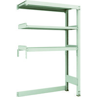 TRUSCO スチールラック M3型中量棚 下段開放型 W1200XD471XH1800 3段 連結 M3-SB6453B 1セット(1個)（直送品）