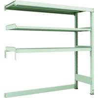 TRUSCO スチールラック M3型中量棚 下段開放型 W1800XD571XH1800 3段 連結 M3-SB6663B 1セット(1個)（直送品）