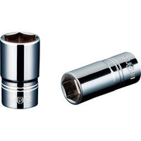 京都機械工具 nepros 6.3sq.セミディープソケット(六角) 対辺寸法5mm 全長28mm NB2M-05 1個 102-8572（直送品）