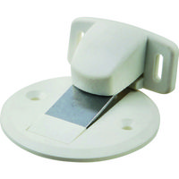 MARUKI HARDWARE CORPORATION MK マグフラ戸当(面付型)(キャッチ機能付) ホワイト P-470 00S 1個（直送品）