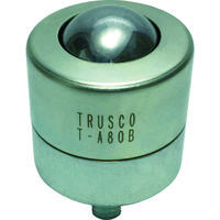 トラスコ中山 TRUSCO ボールキャスター 切削加工品上向用 スチール製ボール T-A80B 1個 123-8816（直送品）