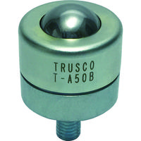 トラスコ中山 TRUSCO ボールキャスター 切削加工品上向用 スチール製ボール T-A50B 1個 123-8814（直送品）
