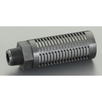 エスコ R 3/8” サイレンサー(高消音/難燃) EA153SK-12 1セット(5個)（直送品）