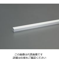 エスコ 30x20mmx2m アルミ平角パイプ(シルバー) EA440HD-2 1セット(3本)（直送品）