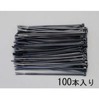 エスコ 160x 4.6mm 結束バンド(耐候性/100本) EA475AJ-16A 1セット(400本:100本×4パック)（直送品）