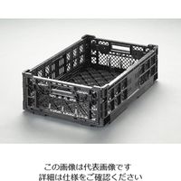 エスコ（esco） 折畳コンテ（黒） 1セット（2個）