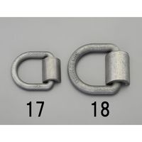 エスコ 74mm ウォール金具(溶接型) EA638BT-18 1セット(3個)（直送品）