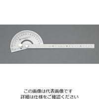 エスコ 150mm プロトラクター(半丸形) EA720WS-7 1セット(2個)（直送品）