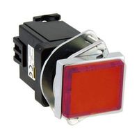 エスコ（esco） AC200V LED表示燈（角型・赤） 1セット（2個） EA940DB-27A（直送品）