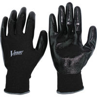 おたふく手袋 おたふく ニトリル背抜き手袋 ブラック LL A-32-BK-LL 1双 795-3780