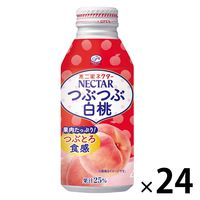 伊藤園 不二家 ネクター つぶつぶ白桃 ボトル缶 380g 1箱（24缶入）