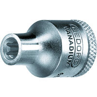 GEDORE 【売切廃番】 ソケット 1/4 E型トルクス E6 TX20 6187720 1個 114-5575（直送品）